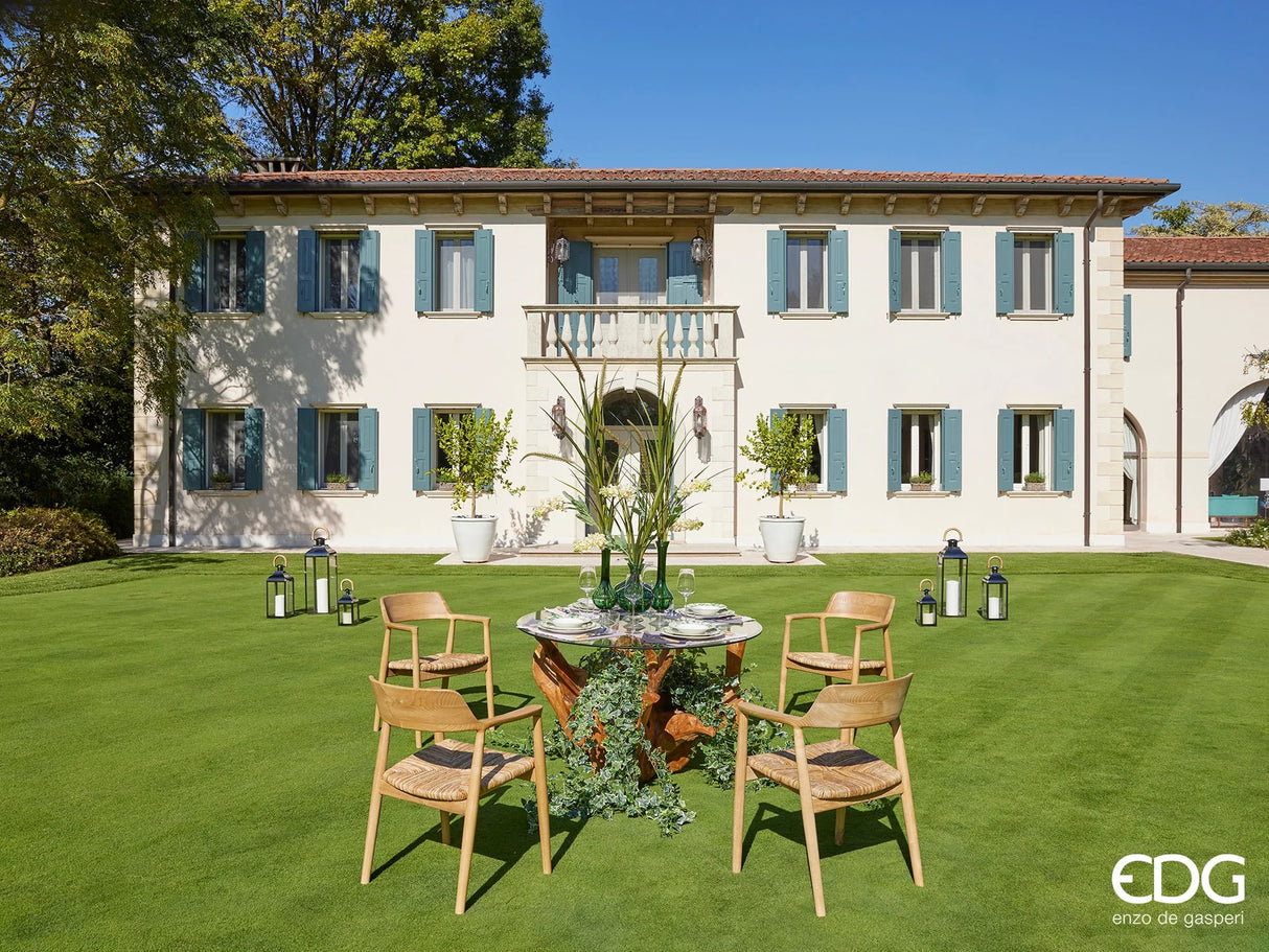 edg enzo de gasperi edg enzo de gasperi sedia in sungkai h 80 cm l 50 cm l 55 cm natural brown ean 8059824335838