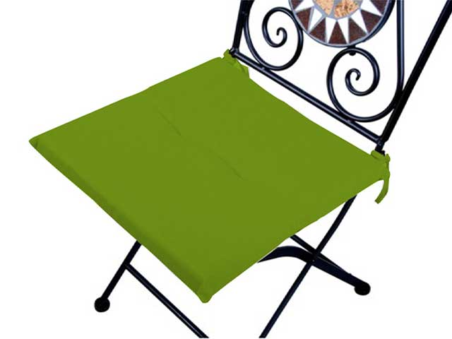 L'Arcolaio Cuscino Antimacchia per Sedia Verde 40x40 cm