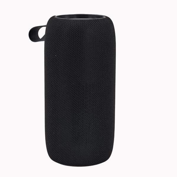 L'Arcolaio Speaker Bluetooth Cilindrico FM Nero/Arancio 8,4x8,4x17,2 cm