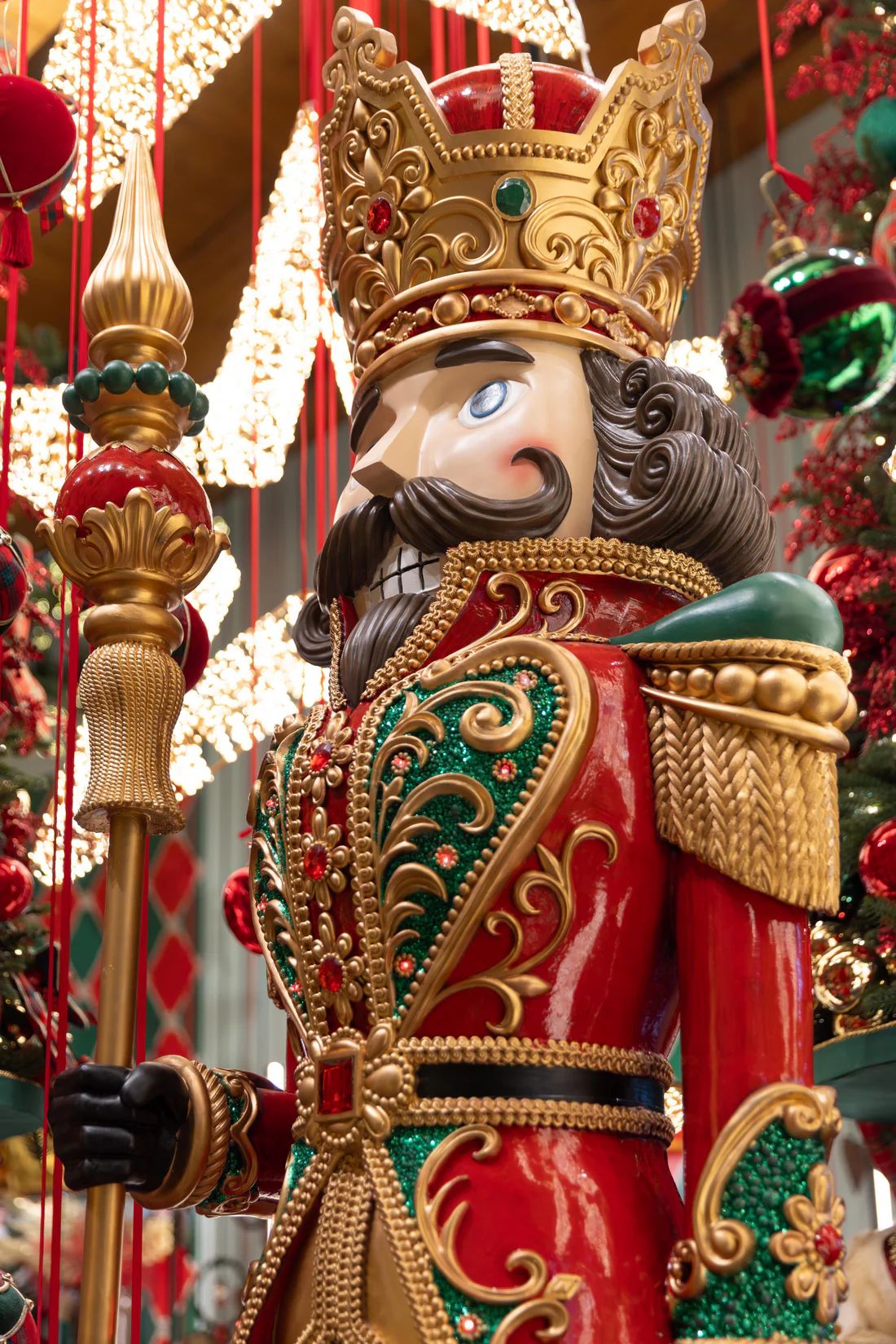 EDG Enzo De Gasperi Christmas Decoration Giant Imperial Soldier H 245 Cm D 70 Cm Music + Led DISPLAY PIECE, COLLECTION ON SITE ONLY