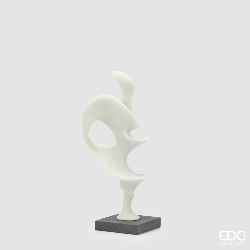 edg enzo de gasperi edg enzo de gasperi scultura fluid design con base h 50 cm l 155 cm l 155 cm ivory ean 8059824482778