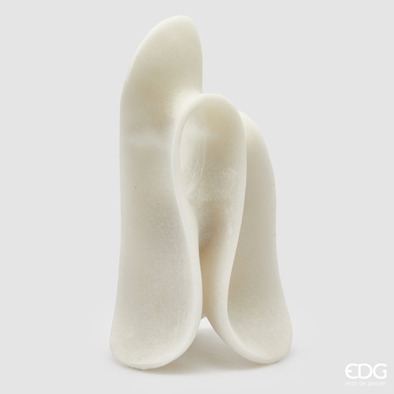 edg enzo de gasperi edg enzo de gasperi scultura fluid design h 39 cm l 205 cm l 185 cm ivory ean 8059824497628