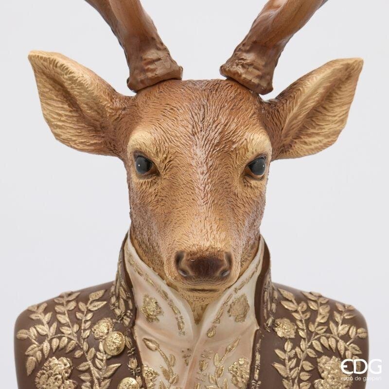 EDG Enzo De Gasperi Renna Boheme Natalizia H68 cm Marrone – Decorazione di Natale