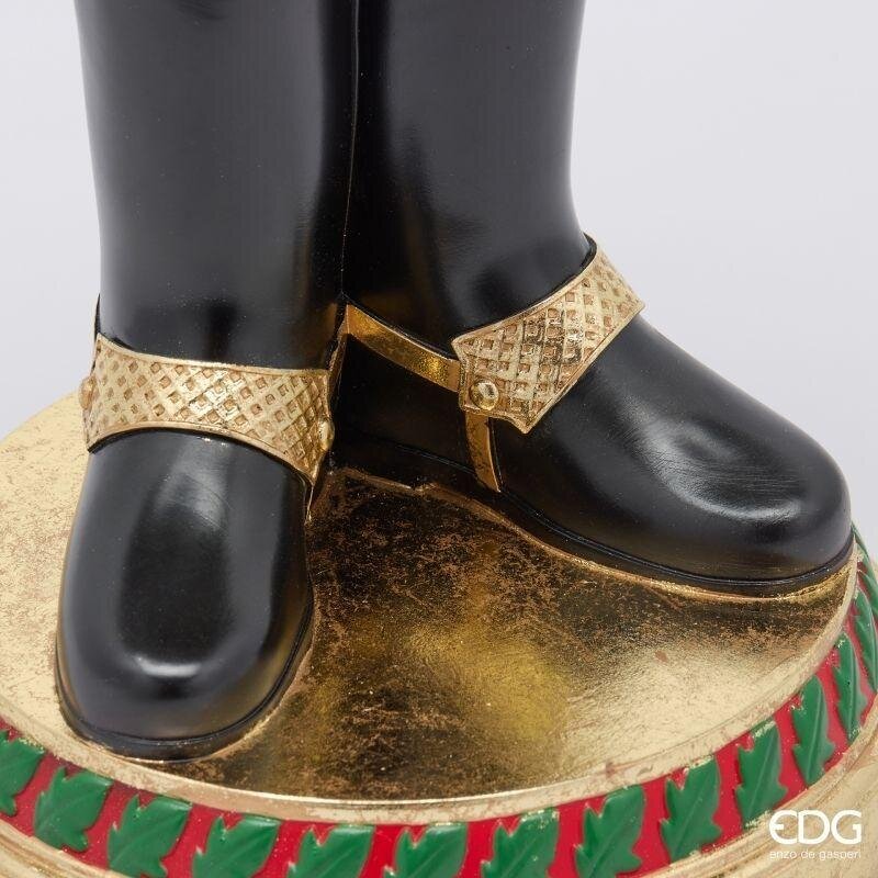 EDG Enzo De Gasperi Decoro Soldatino Green Red H96 cm – Decorazione di Natale