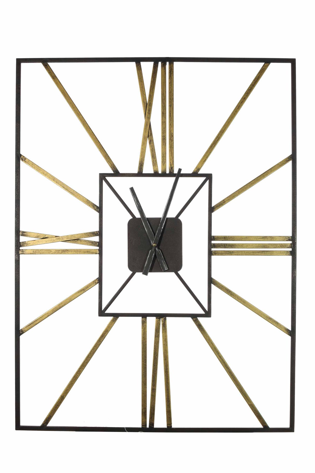 arpimex arpimex orologio rettangolare metallo 60 x 45 x 80 cm black gold ean 8018318942464