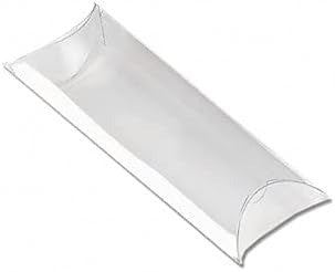 ARPIMEX Portaconfetti Tubo Trasparente PVC 3,5 x 2 x 11,5 Cm 50 Pz