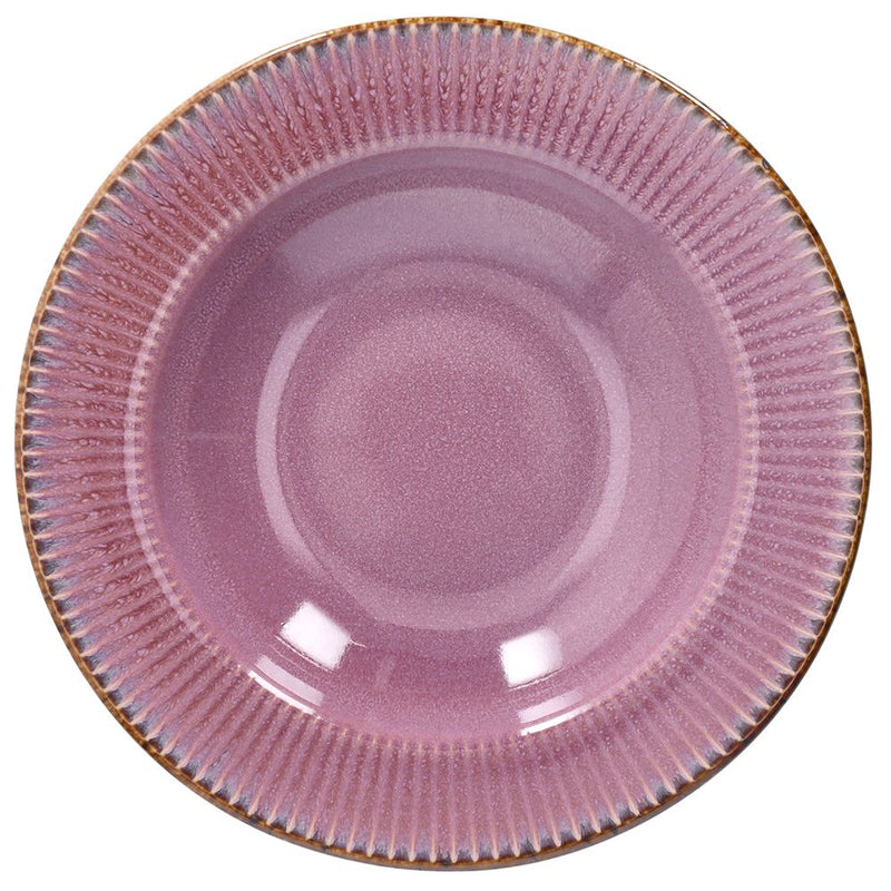 Tognana Althea Lilac Piatto Fondo in Stoneware Ø23xH4,5 cm – Piatto Elegante in Gres per la Tavola