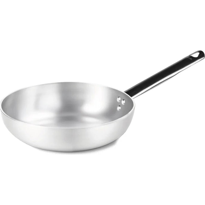 AGNELLI Padella svasata alta Alluminio con 1 Manico Inox D 24 Cm