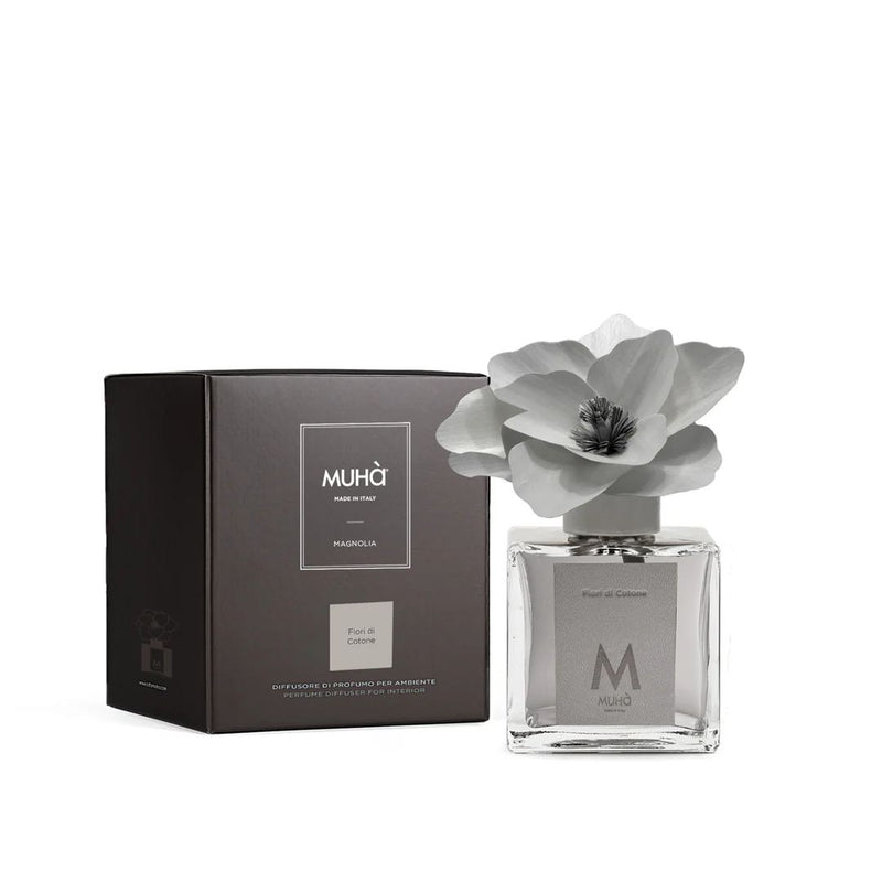 Muhà Profumatore Diffusore Magnolia Fiori di Cotone 100 Ml