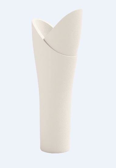 Veca S.p.a. Vaso Asia H 115 Cm Bianco