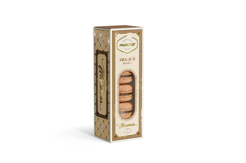Maxtris 5 Macaron al Tiramisù Senza Glutine – Dolcetti Francesi 70 g