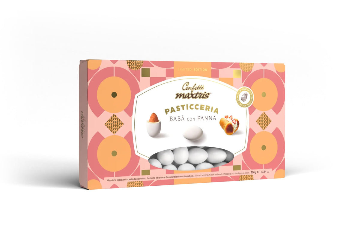 maxtris maxtris confetti ciocomandorla baba con panna 500 gr limited edition ean 8022470876475