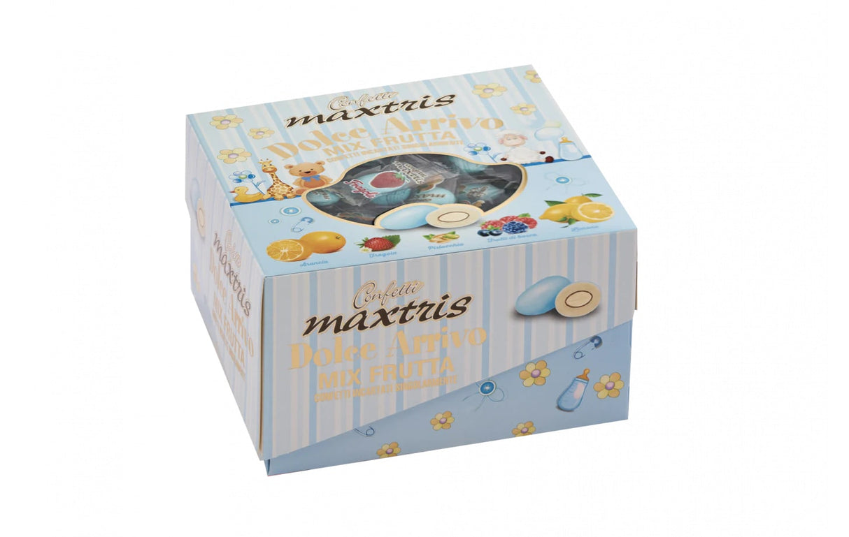 Maxtris Confetti Sweet Arrival Fruit Light Blue 500 Gr