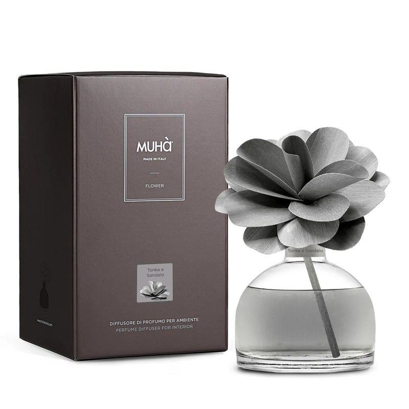 Muhà Flower Profumatore Diffuser Camelia 200ml Tonka e Sandalo