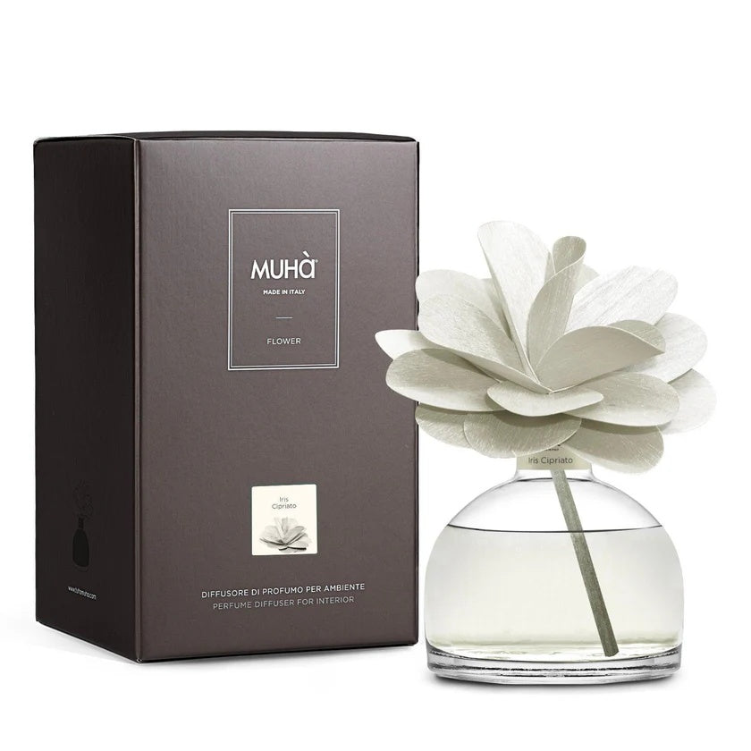 Muhà Flower Profumatore Diffuser Camelia 200ml Iris Cipriato