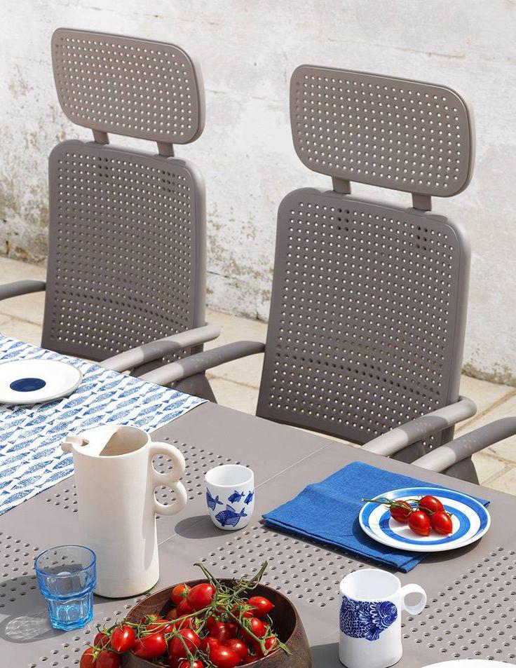 Nardi Armchair Aquamarine Anthracite