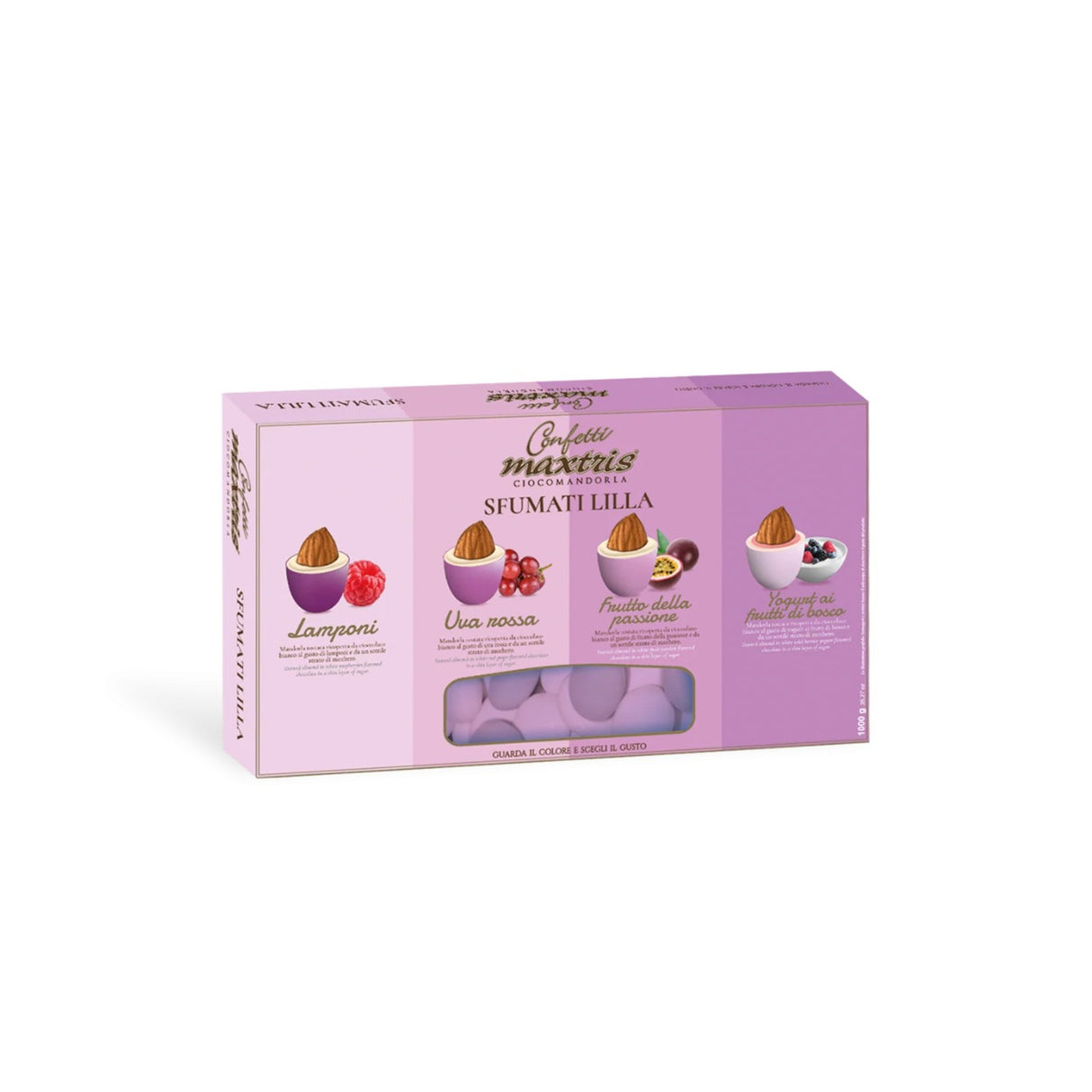 Maxtris Confetti Ciocomandorla Sfumati Lilla 1 Kg