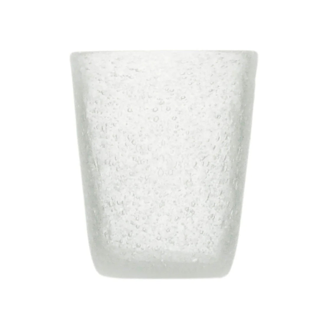 Zani Serafino Bicchiere Acqua White Transparent in Pasta di Vetro