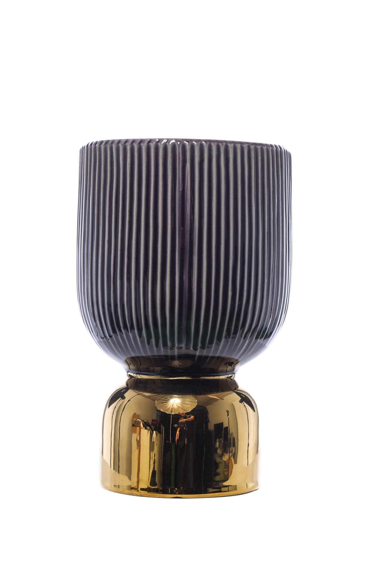 ARPIMEX Ceramic Vase 16 x 16 x 27 Cm Purple