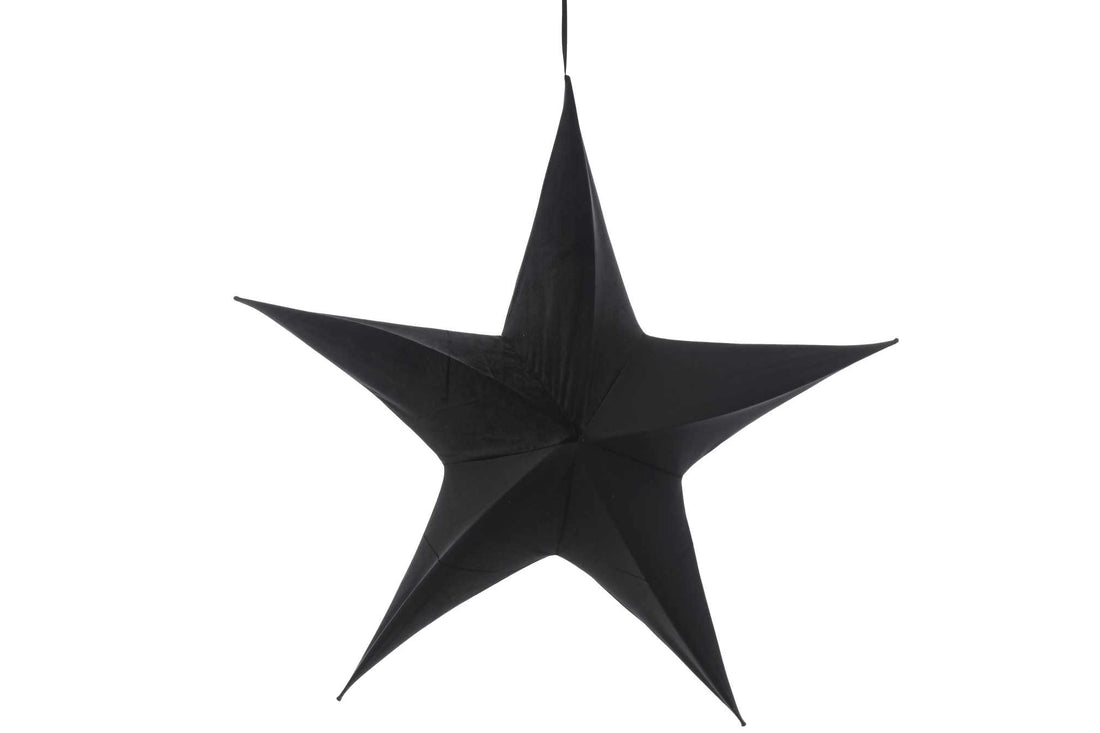ARPIMEX Stella Natale Velluto 110 Cm Nera