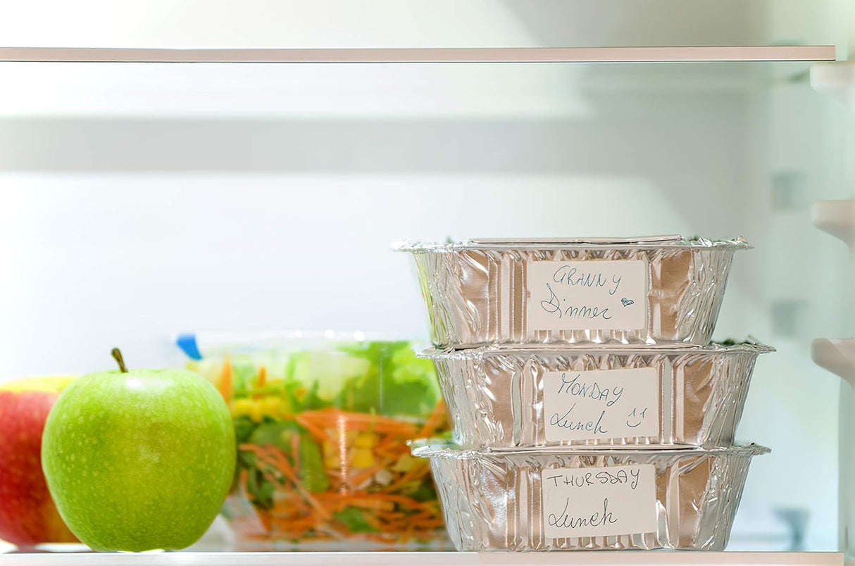 Contital Aluminum Container 1 Portion 145 x 120 Mm H 40 Mm 100 Pcs