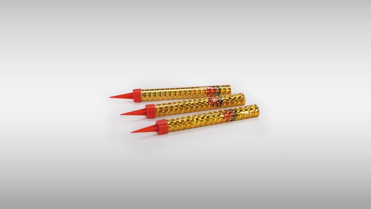 L'Arcolaio Candeline Fontana Magic Flambe 3 Pz