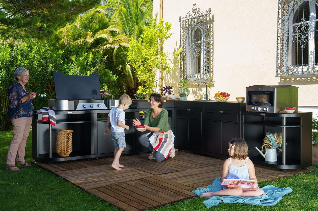 le marquier le marquier plancha pakita 4105 con carrello nero termocopia ean 3339380135239