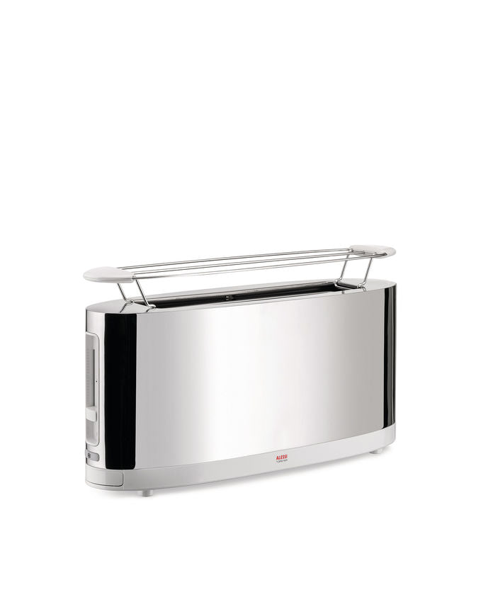 Alessi Tostapane con Griglia Scaldabrioche Bianco