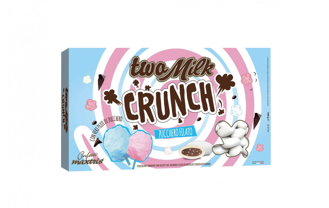Maxtris Confetti Two Milk Crunch Zucchero Filato 1 Kg