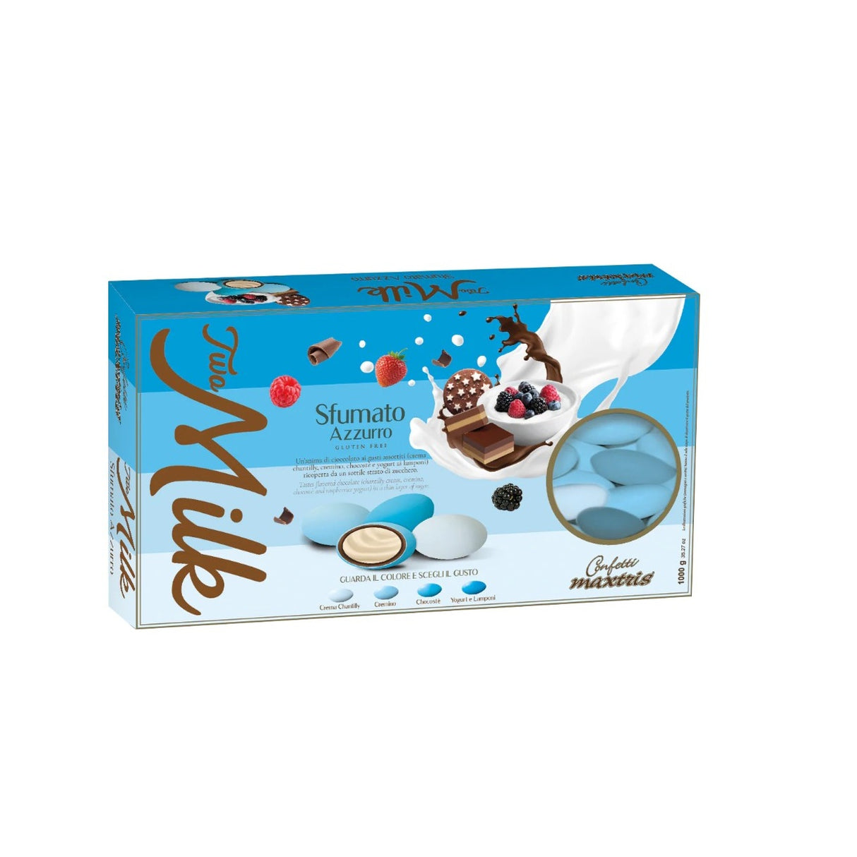 Maxtris Konfetti „Two Milk“ in Hellblau 1 kg