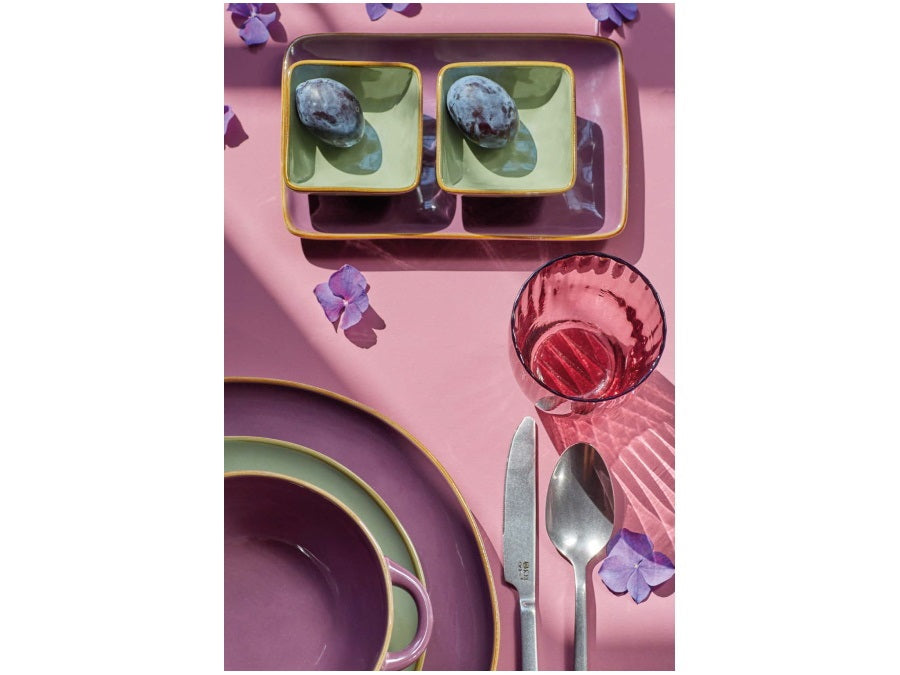 rose tulipani rose tulipani concerto malva vassoio rettangolare 20 x 13 cm ean 8018594853423