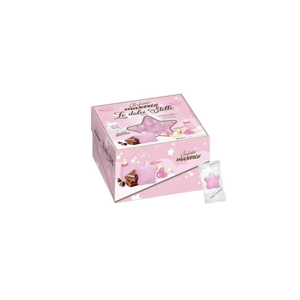 Maxtris Konfetti „Le Dolci Stelle“ Rosa 500 g