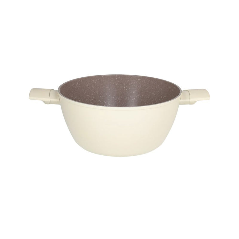 Tognana Batteria di Pentole 11 Pezzi Modulo Champagne in Alluminio Beige – Set Pentole e Casseruole per la Cucina