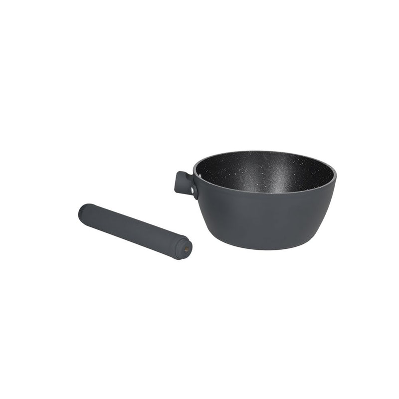 Tognana Batteria di Pentole 11 Pezzi Modulo Dark Grey in Alluminio Beige – Set Pentole e Casseruole per la Cucina