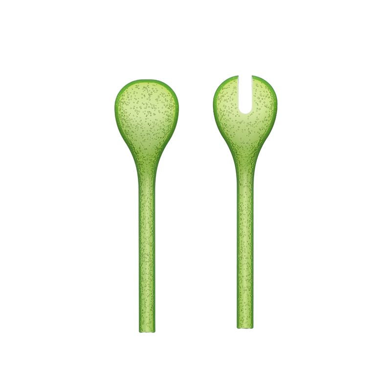 Zani Serafino Posate da Insalata Salad Server Me Synth Metacrilato Lime