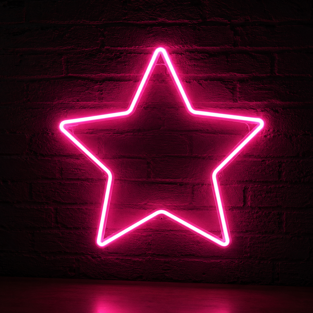 EDG Enzo De Gasperi NeonLed Stella di Natale Double Face D 60 Cm 240 Led Pink