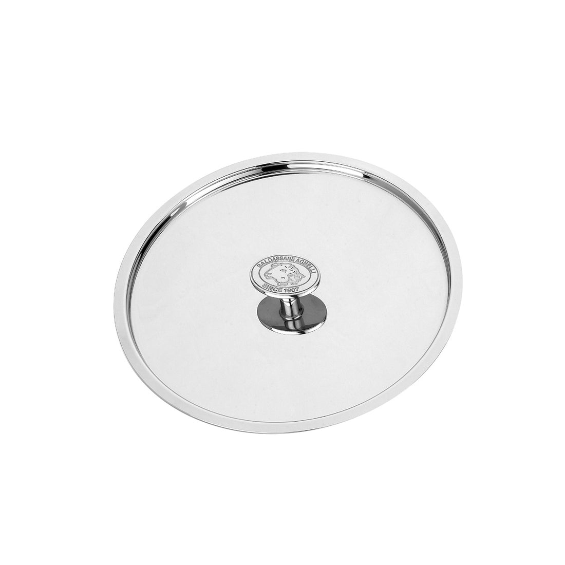 AGNELLI Coperchio Aluinox 3ply D 20 Cm Acciaio Inox con Pomolo