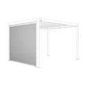L'Arcolaio Tenda Oscurante Autoavvolgente Pergola Textilene 3m Bianca