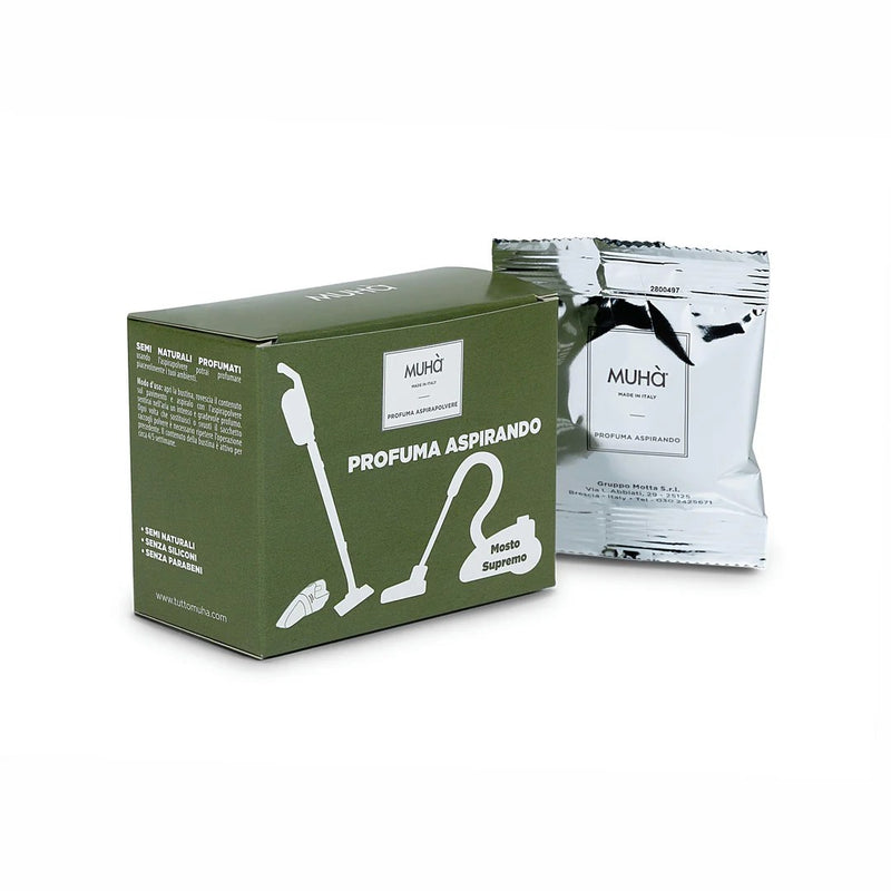 Muhà Set 5 Buste Profumi Aspirapolvere Mosto Supremo