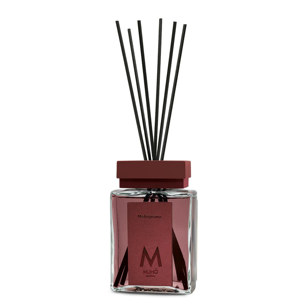 Muhà Luxe Perfume Diffusore Ambiente con Bastoncini Melograno 200 Ml