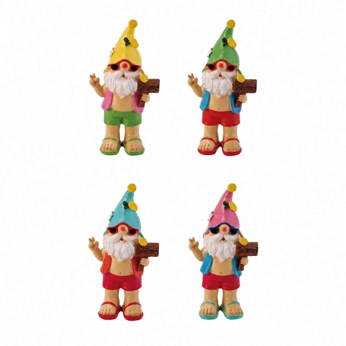 Ad Trend Folletto Decorativo in Resina H 20 cm 10 x 7 cm – Statuetta Natalizia per Casa, Modelli Assortiti 1 Pz