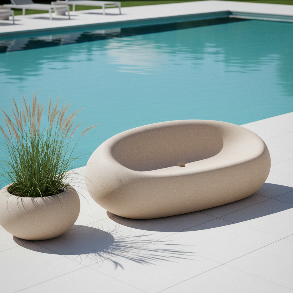 Boom Sofa – Am Pool des Resorts