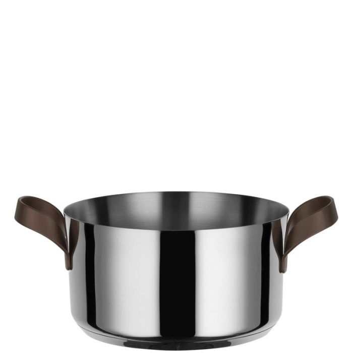 Alessi Edo Casseruola a Due Manici in Acciaio Inox Ø20 cm