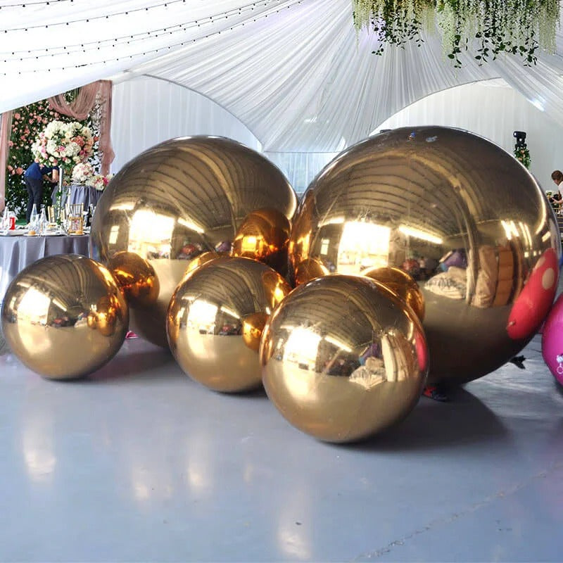 EDG Enzo De Gasperi Decor Mirror Ball D 150 Cm Gold
