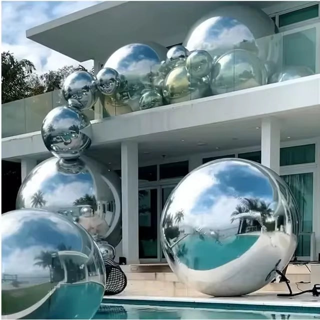 EDG Enzo De Gasperi Decor Mirror Ball D 60 Cm Silver