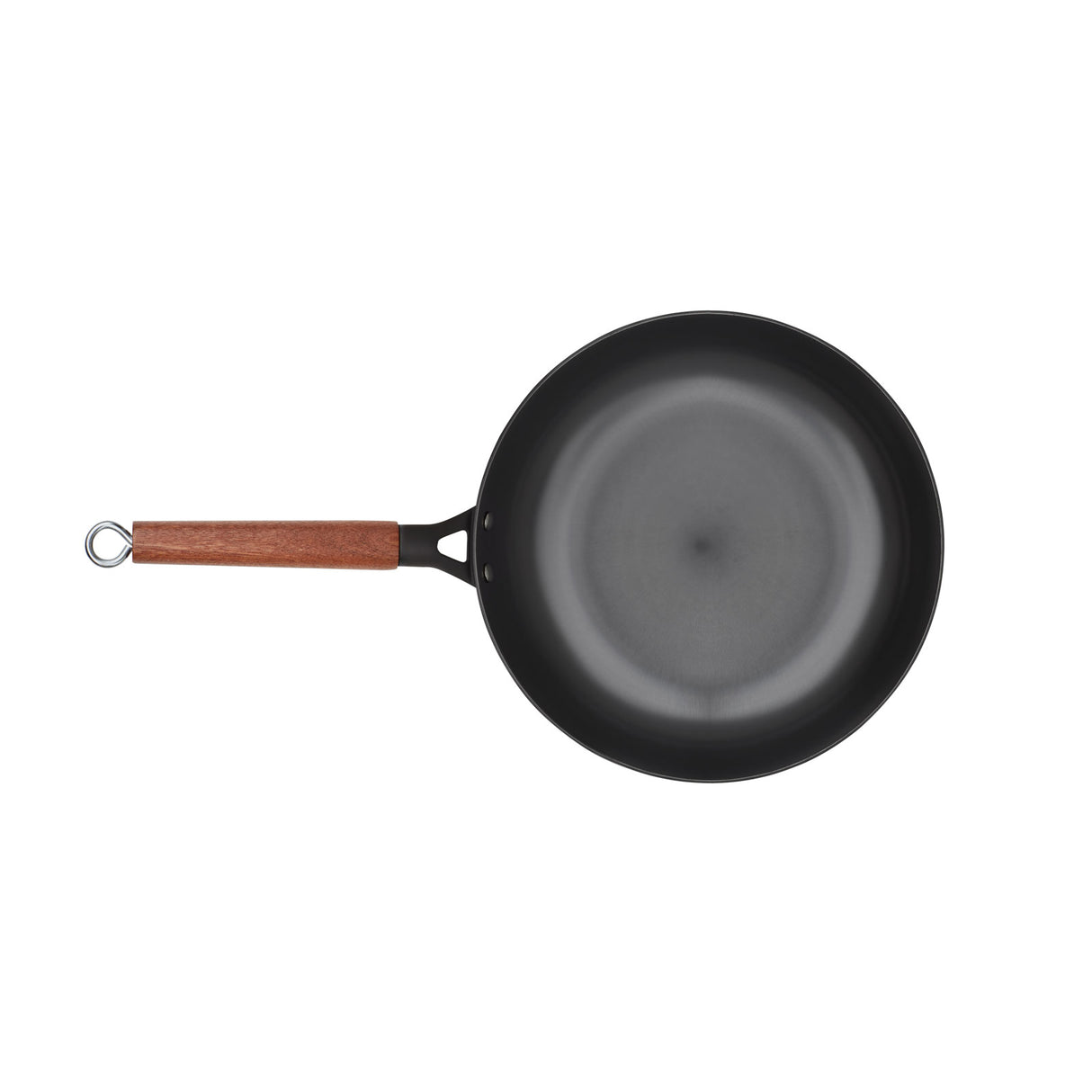 Zani Serafino Padella 5 Padel in Ferro D 24 Cm con Manico in Legno