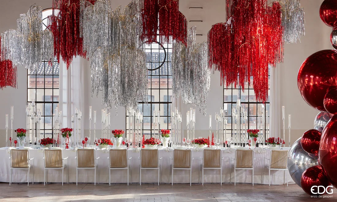 EDG Enzo De Gasperi Led Christmas Tree Fringes 2.160 Microled H 300 Cm D 160 Cm Natural