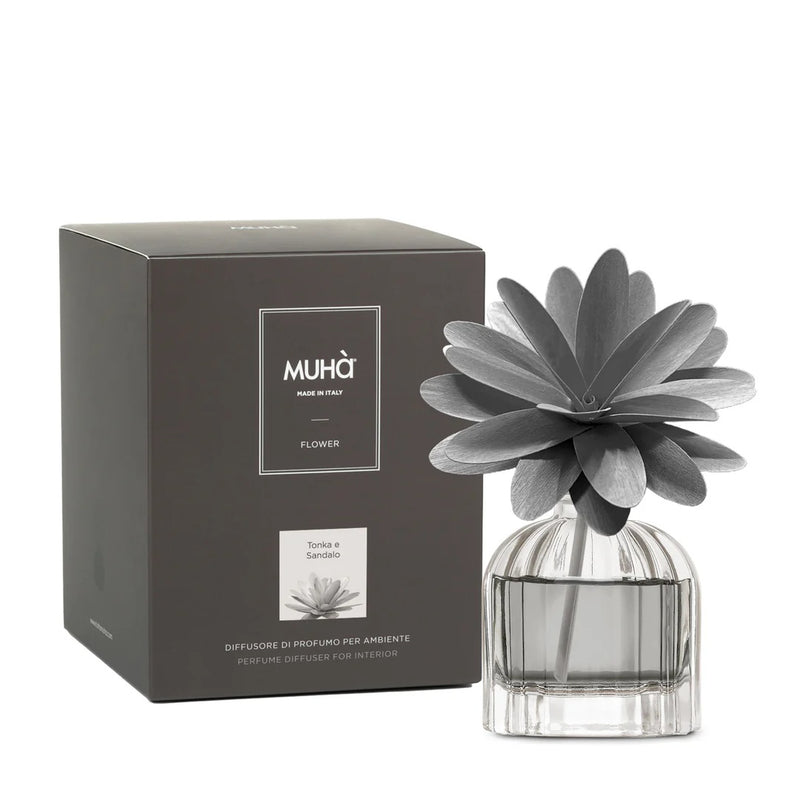 Muhà Flower Profumatore Diffuser 60ml Tonka e Sandalo
