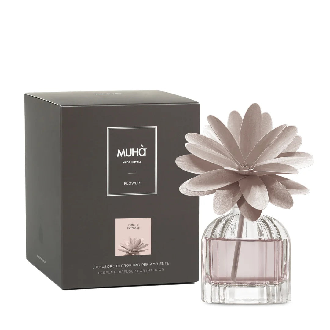Muhà Flower Profumatore Diffuser 60ml Neroli e Patchouli