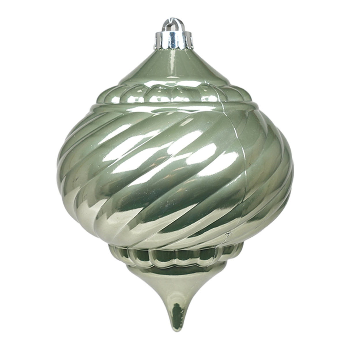 arpimex arpimex sfera goccia rigata di natale d 150 mm plastica verde salvia ean 8018318536236